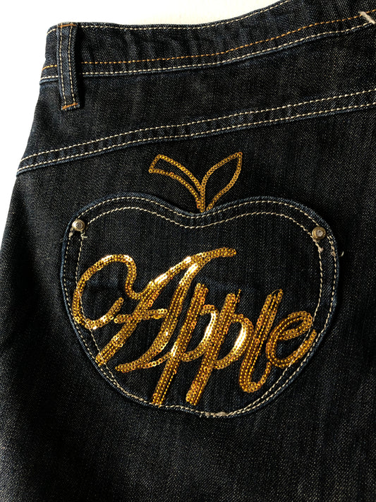 GOLD Apple Bottoms Jorts