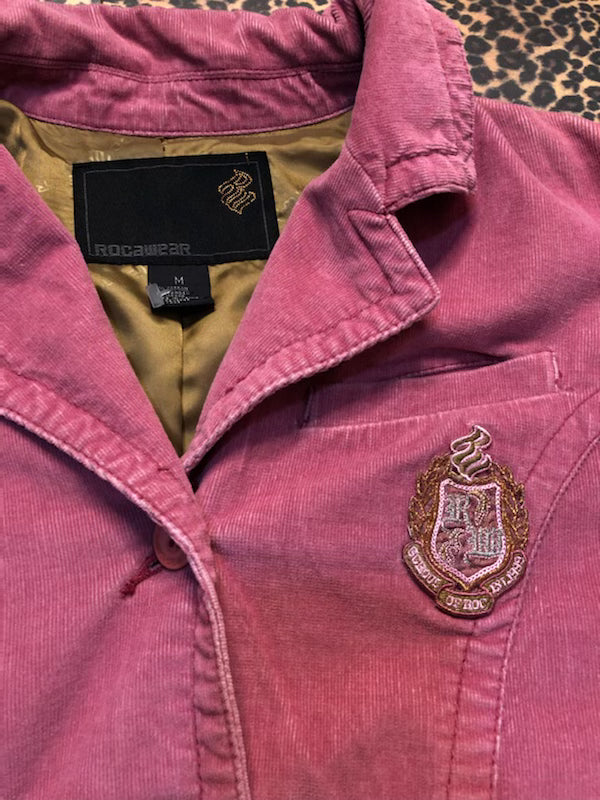 ROCAWEAR SCHOOL WEAR PINK BUTTON UP CARDIGAN