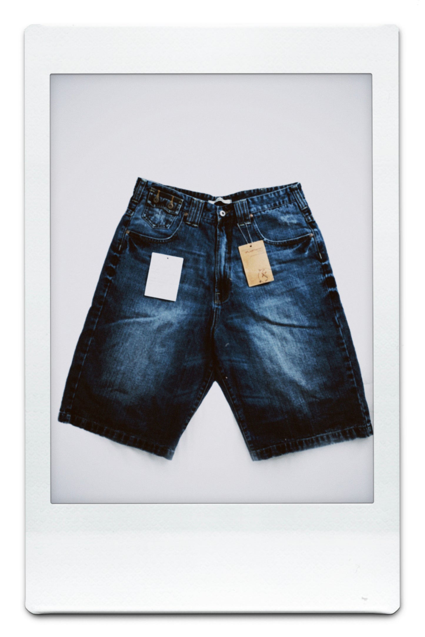 FLY PAPER DARK DENIM SHORTS