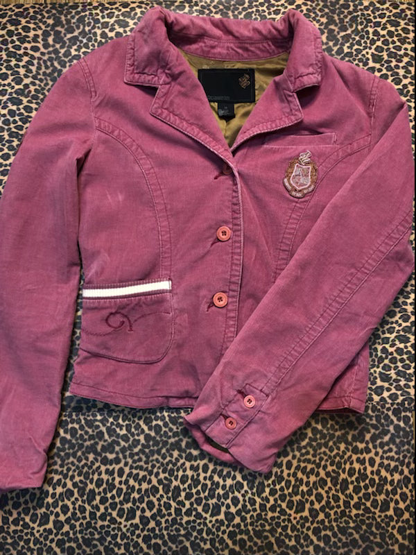 ROCAWEAR SCHOOL WEAR PINK BUTTON UP CARDIGAN