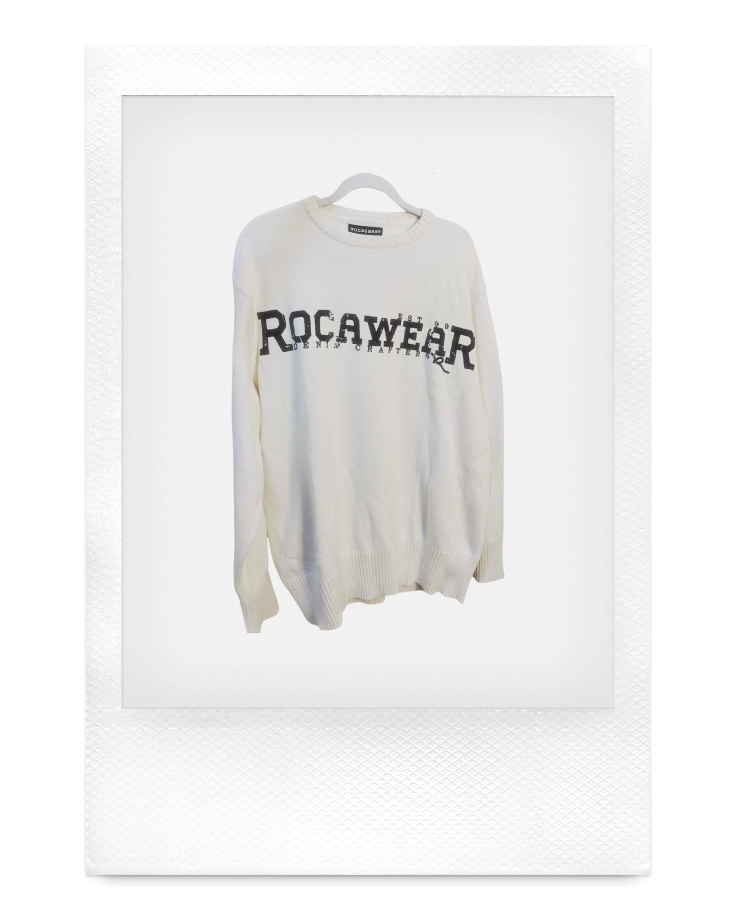 ROCAWEAR CREAM KNITTED SWEATER